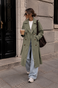 Trench kaki