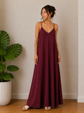 ROBE BRETELLE COL V