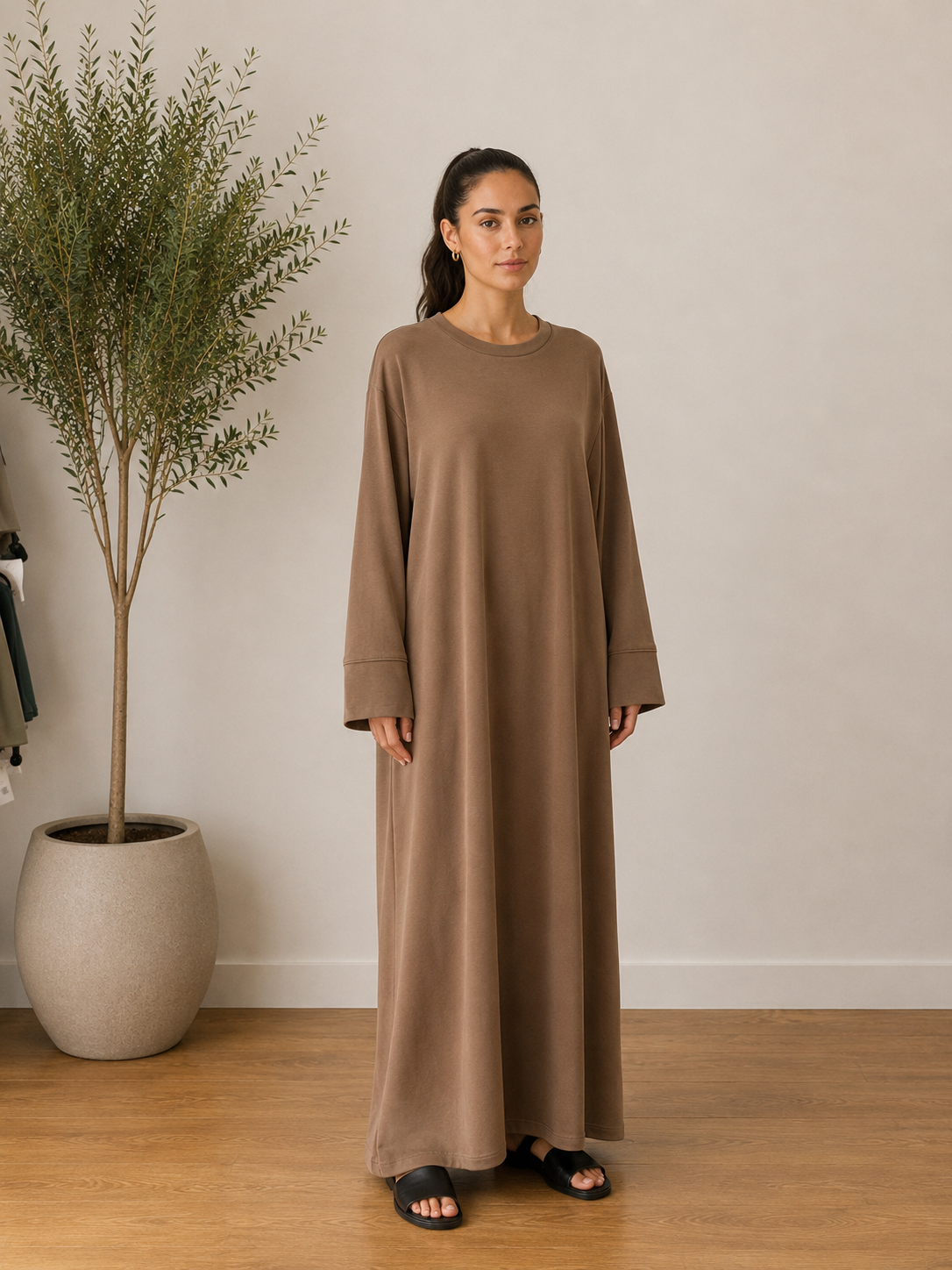 Robe sweat camel TU