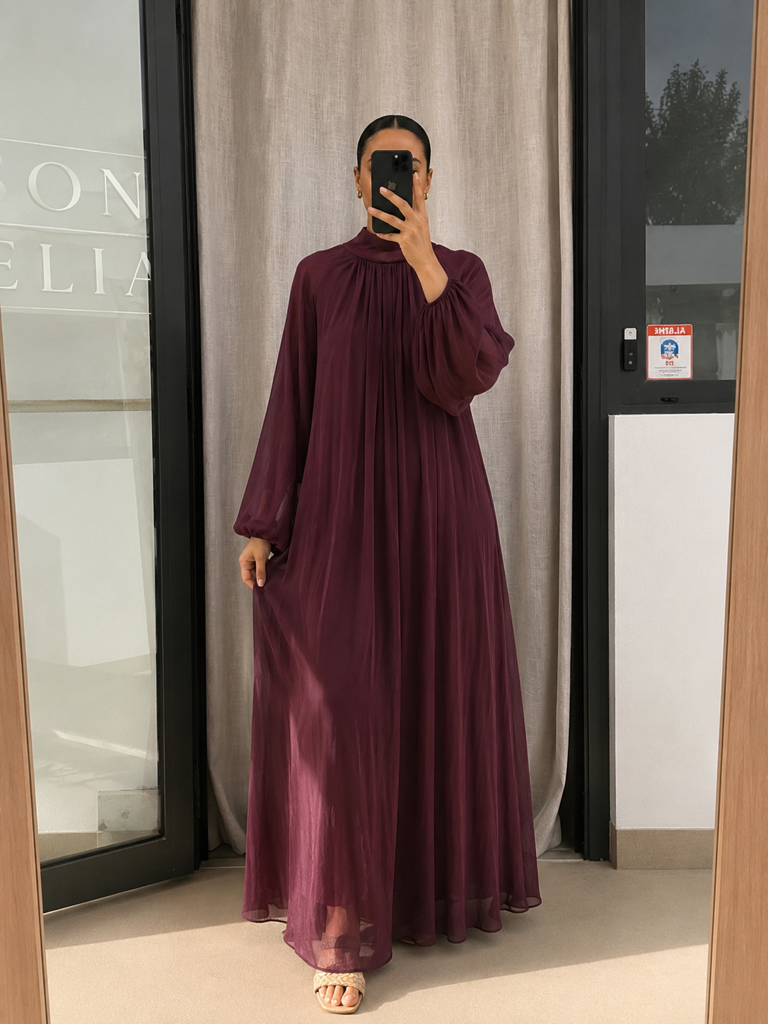 Robe irisée