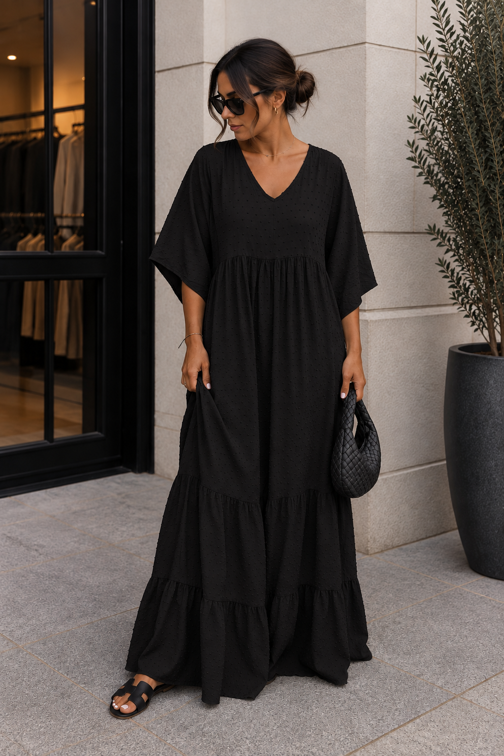 Robe curvy noire