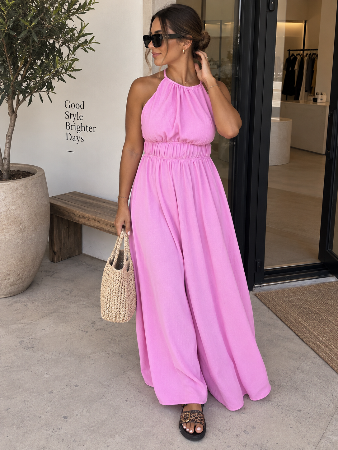 Robe d’été fushia