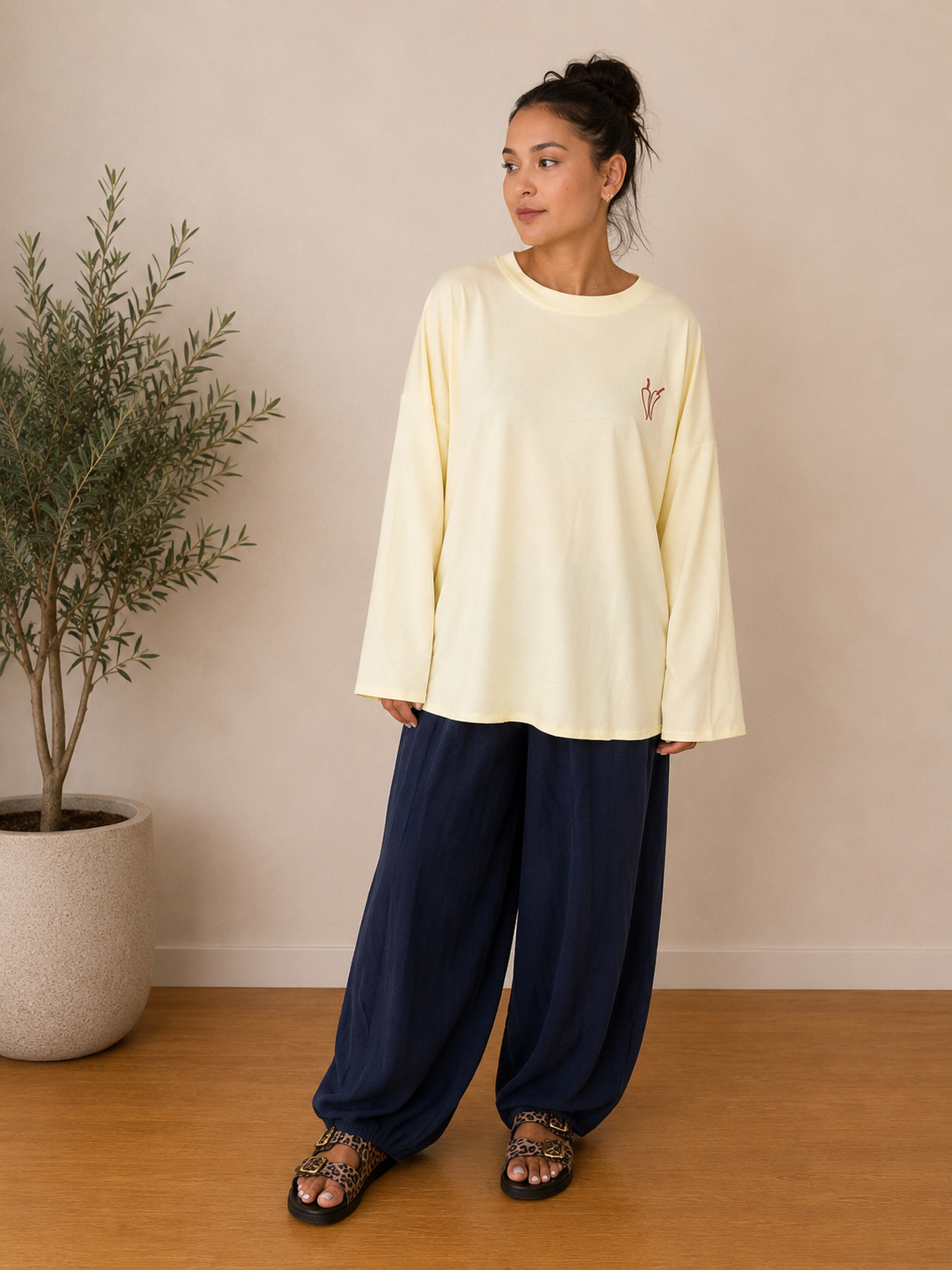 T shirt piment jaune