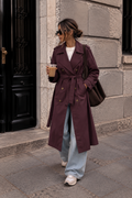 Trench bordeaux