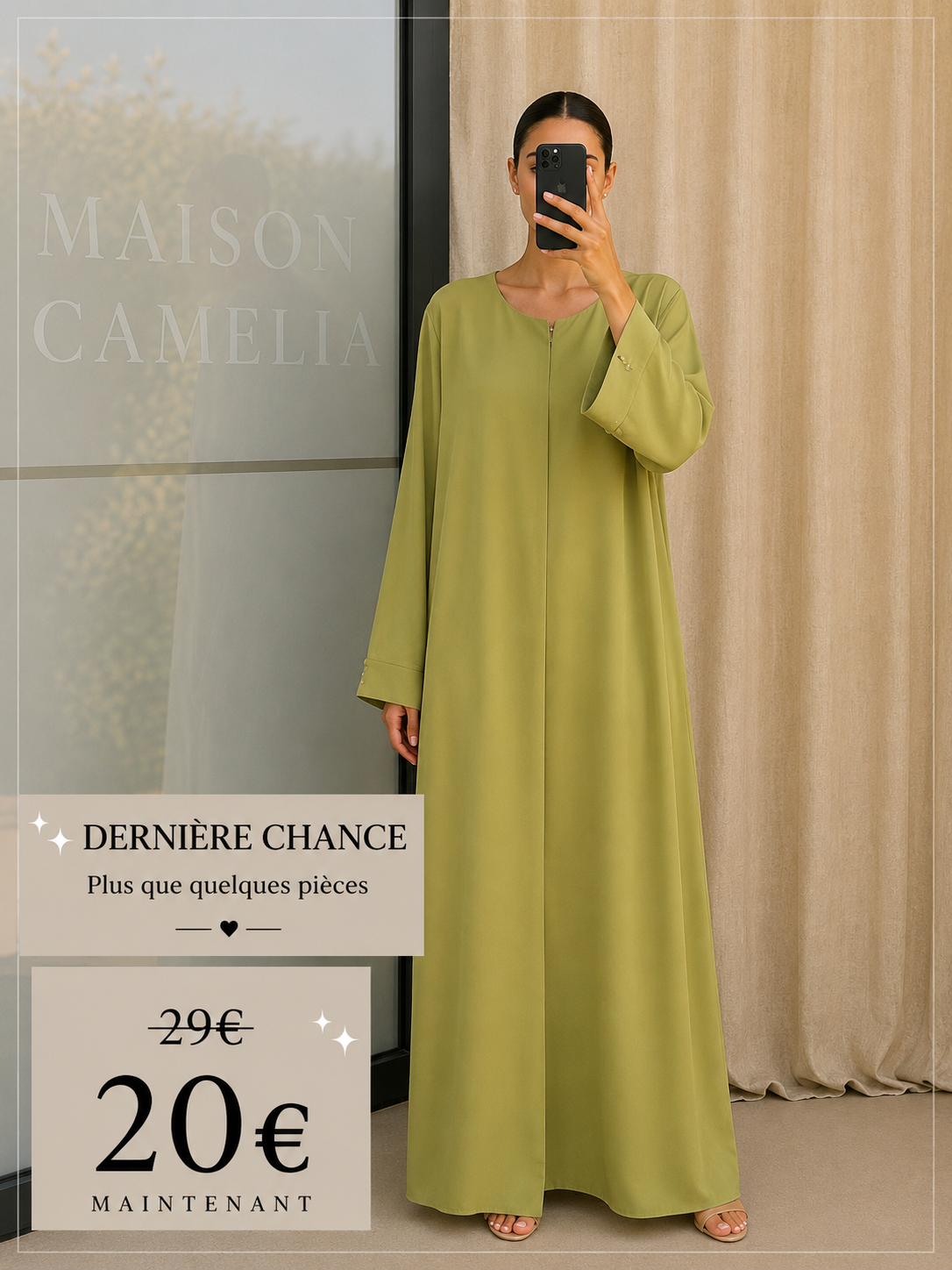 Robe vert claire