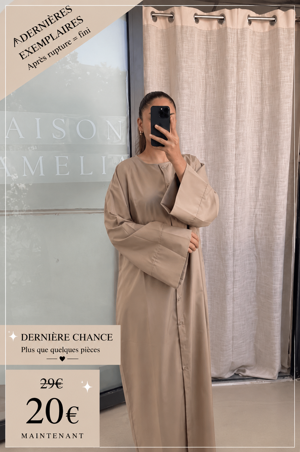 Robe chemise Camel - DC