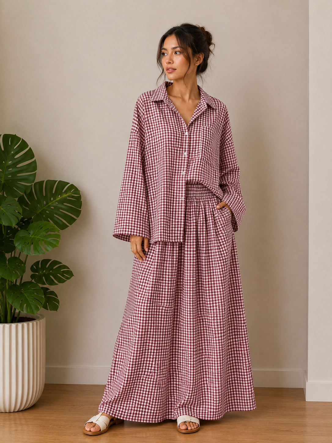 Ensemble vichy jupe