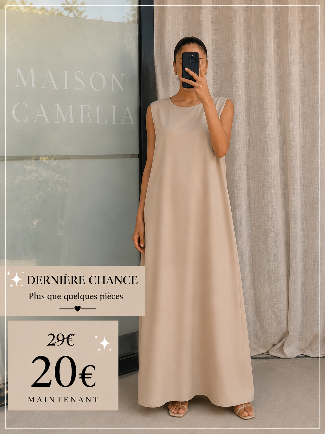 Sous robe beige
