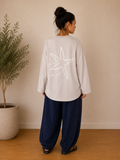 T shirt étoile taupe