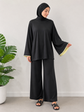 Burkini bi color NOIR/JAUNE