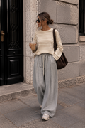 Jogging Tall gris clair