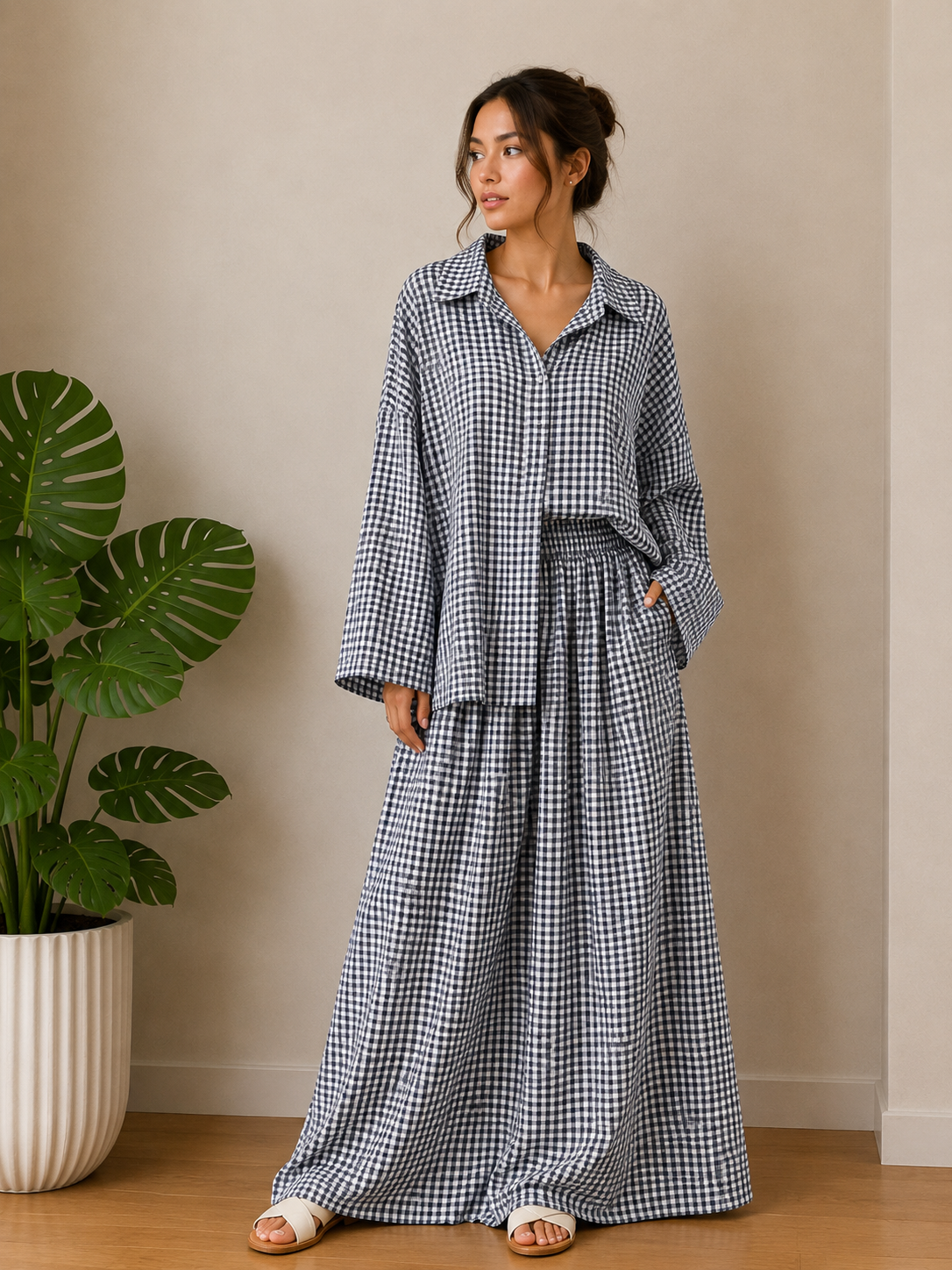Ensemble vichy jupe