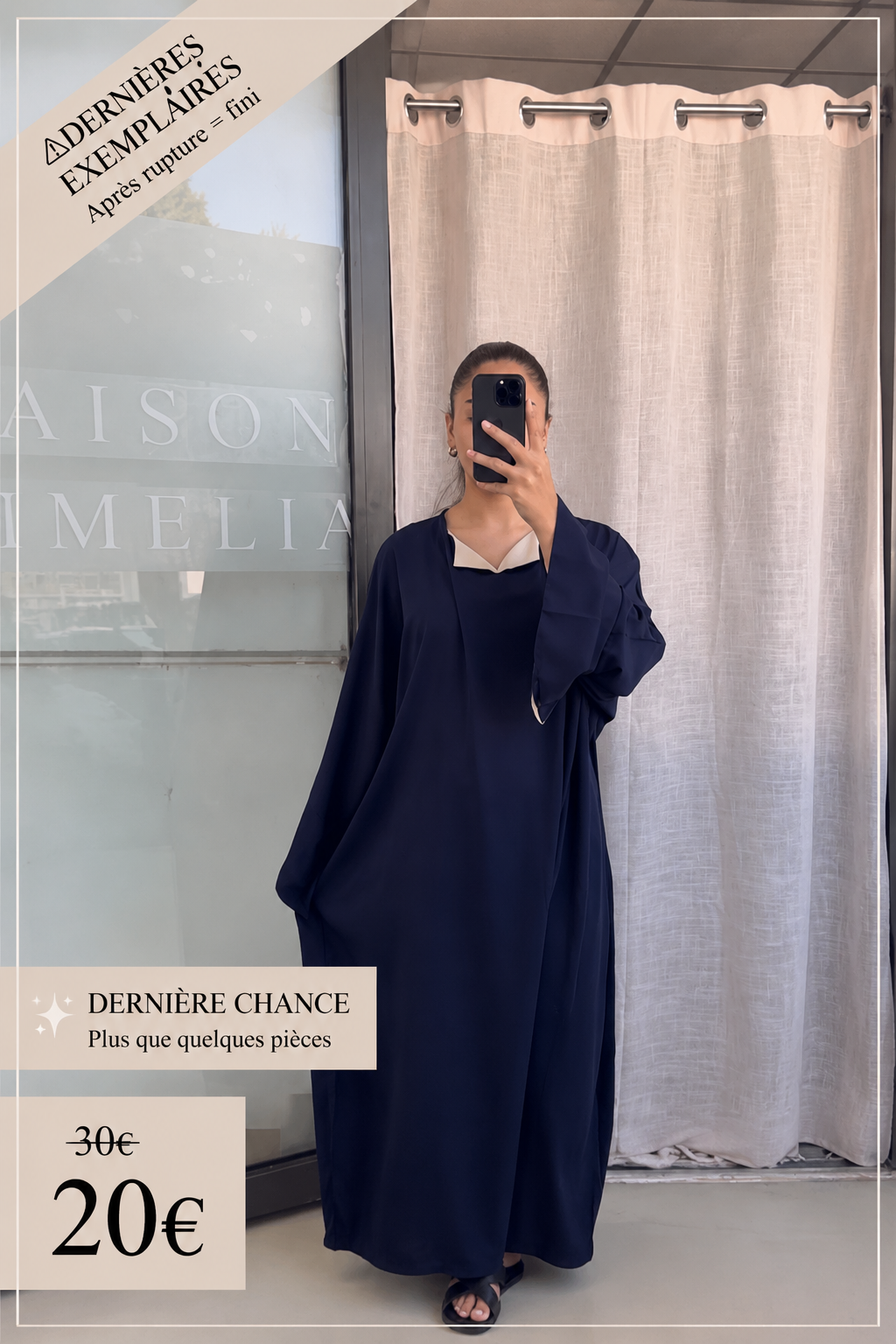 Robe bi color marine - DC