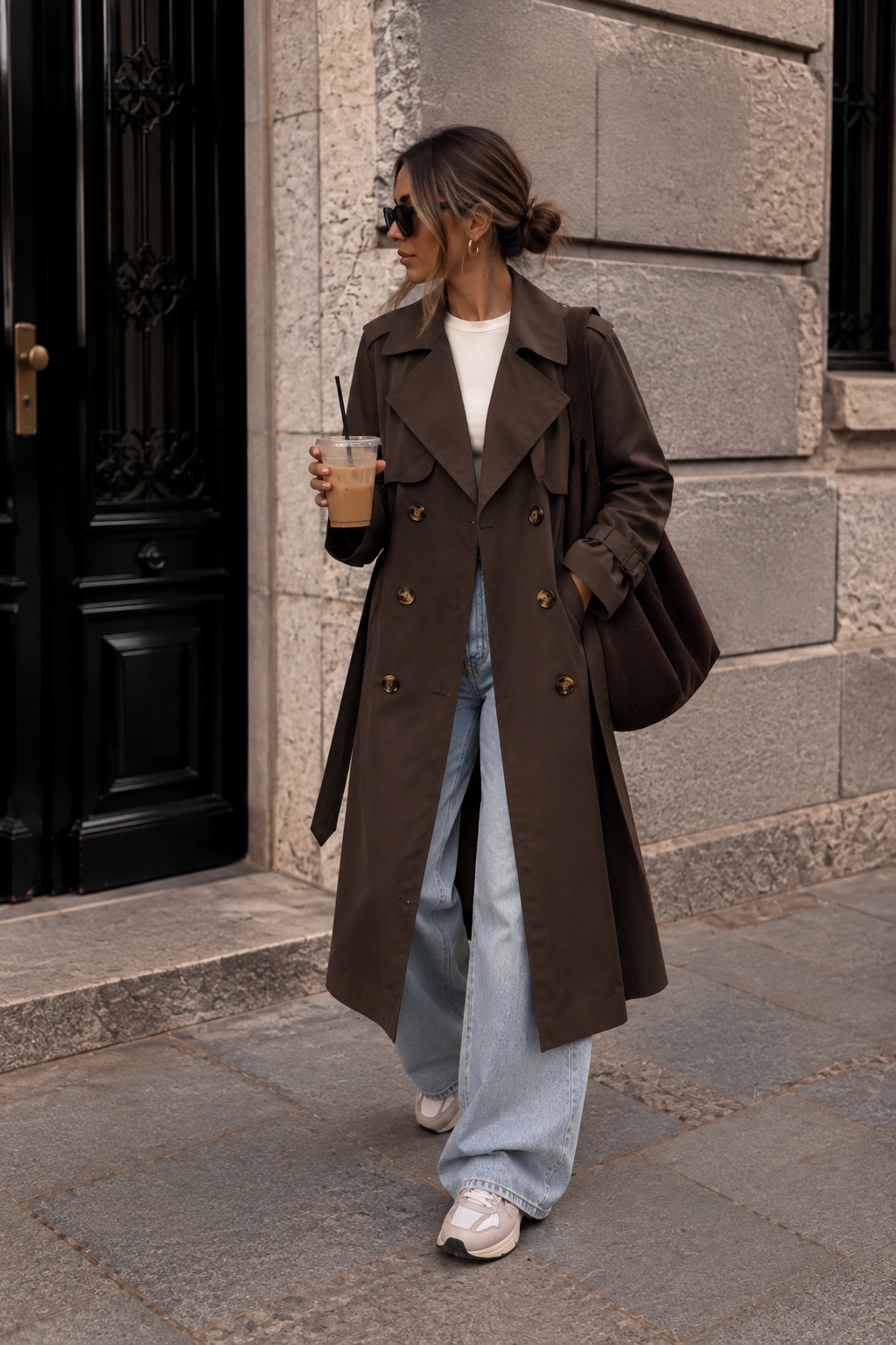 Trench marron