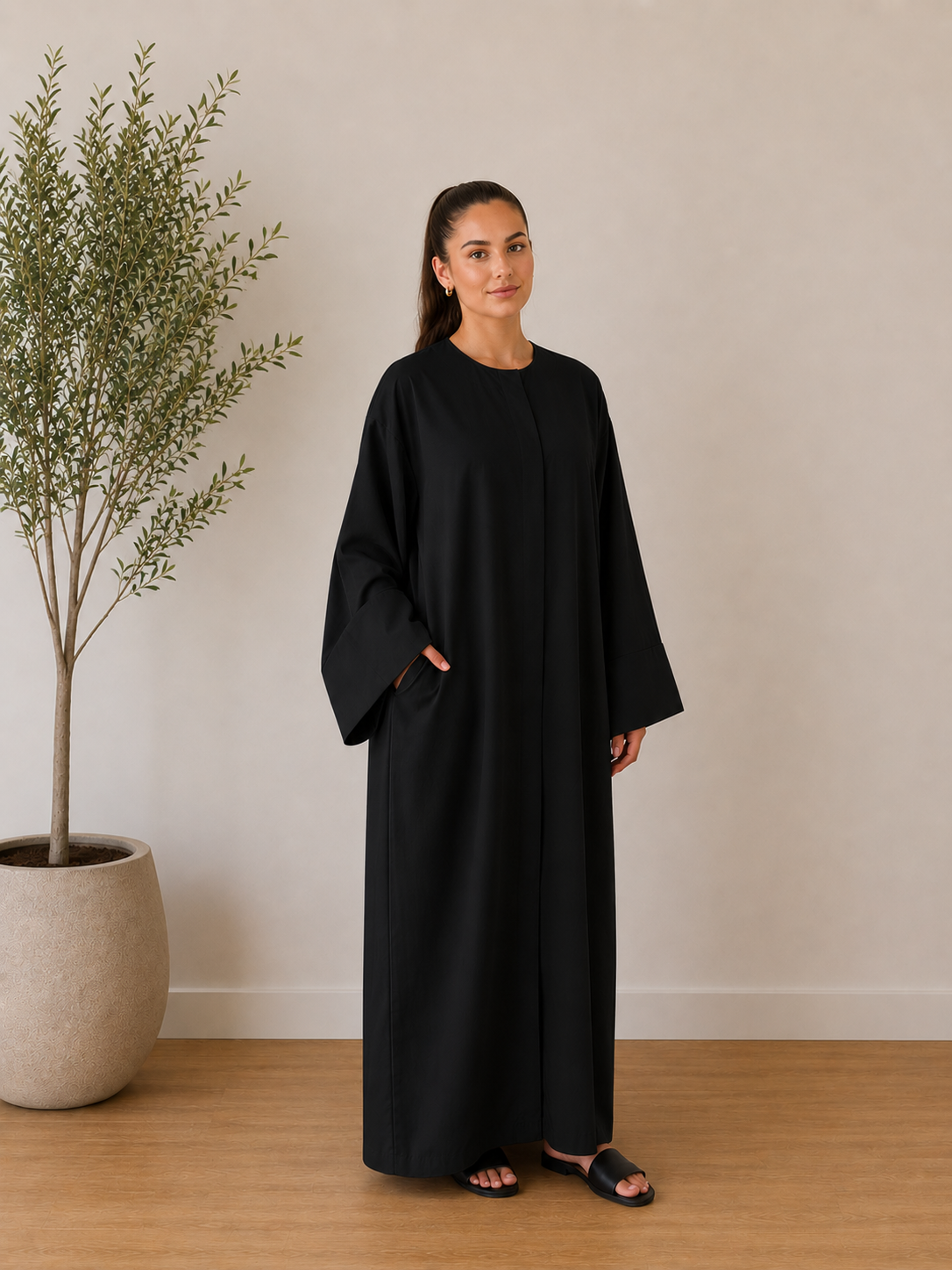 Robe chemise noire