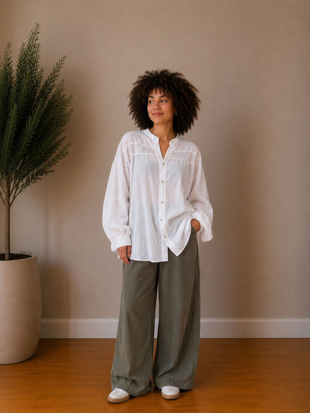 Chemise blanche 100% coton