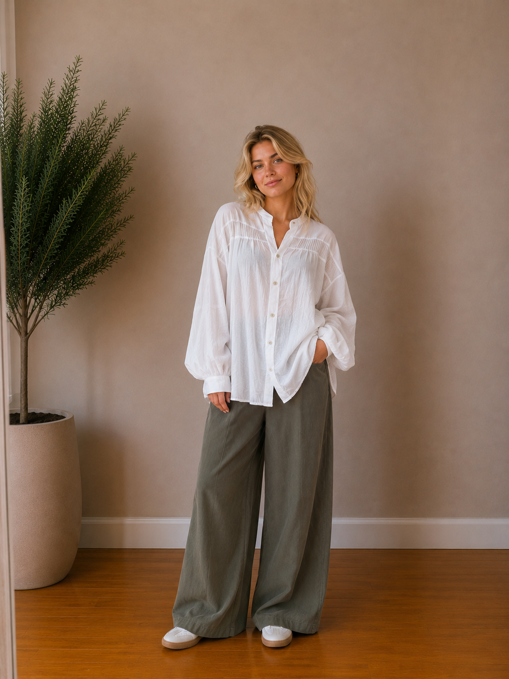 Chemise blanche 100% coton