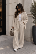 Blazer beige oversize