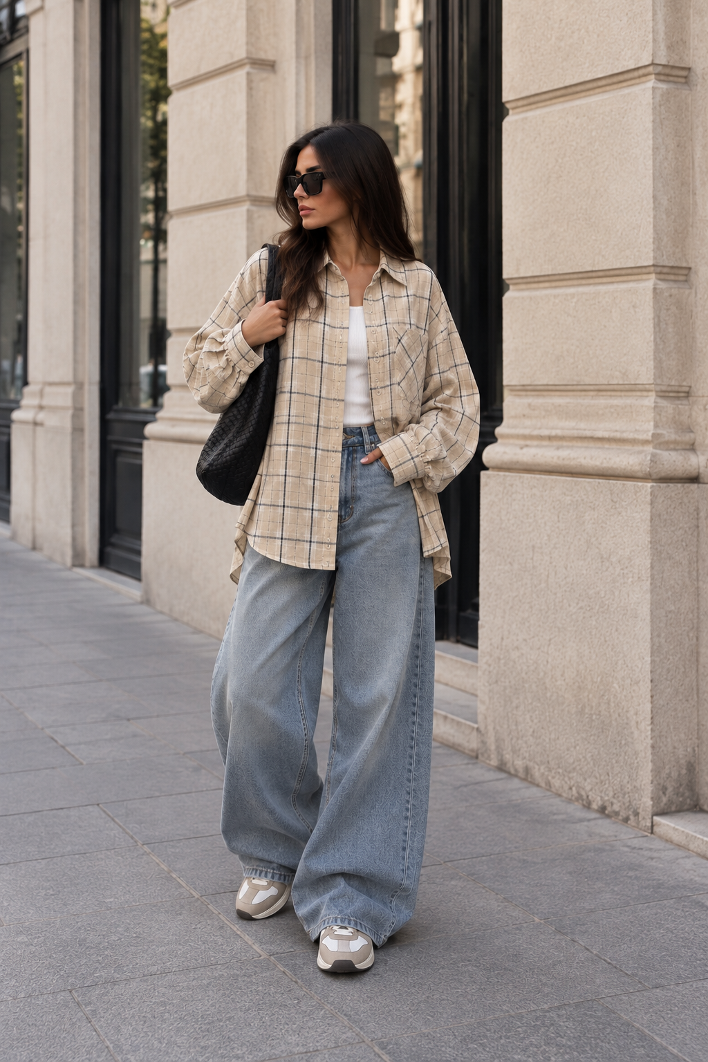 Chemise bûcheron crème