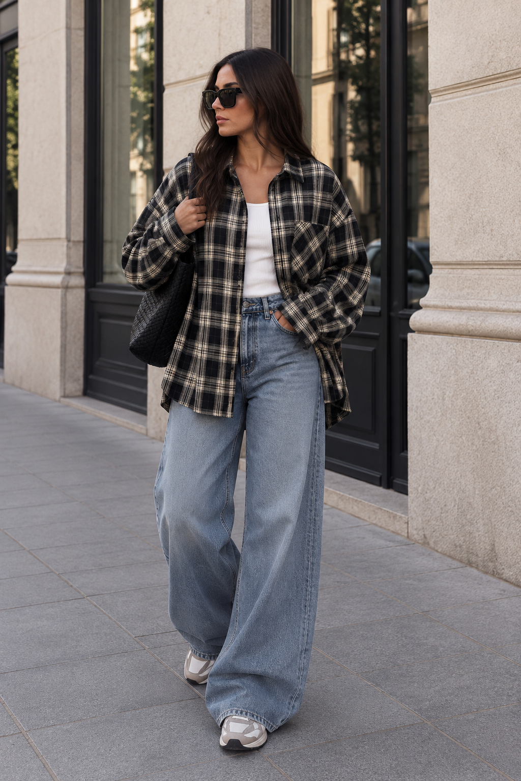 Chemise bûcheron noire