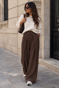 Pantalon marron chocolat